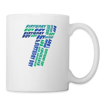 Birthday Boy 7th birthday | Boys - Mug - white - Right