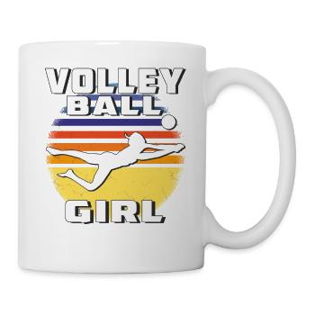 VOLLEYBALL GIRL - Tasse - Weiß - Rechts