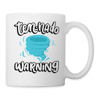 Ten-nado Warning 10th Birthday | Tornade - Mug blanc - blanc - Droite