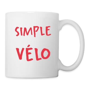 J'aime Le Vélo Et L'apéro - Mug blanc - blanc - Droite