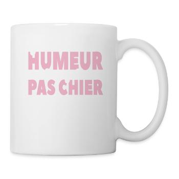 Je Suis De Bonne Humeur Alors Faites Pas Chier - Mug blanc - blanc - Droite