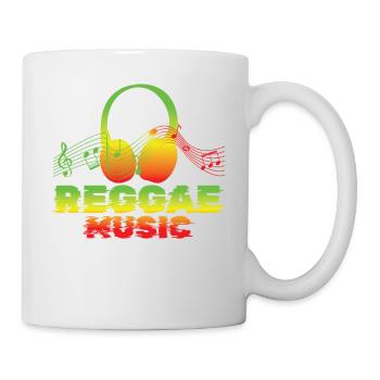 Good Vibes Seulement Rastafari Rasta Jamaïque Reggae - Mug blanc - blanc - Droite