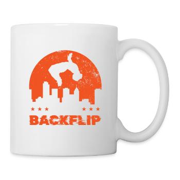 Parkour, Freerunning, Street Workout, Acrobatic - Tasse - Weiß - Rechts