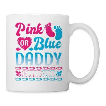 Papa Fille Père Bébé Enfants Fille Garçon - Mug blanc - blanc - Droite