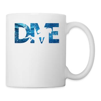 Apnea Diver Freediver Scuba Diver - Mug - white - Right