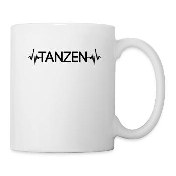 Tanzen Herzschlag - Tasse - Weiß - Rechts