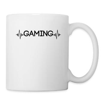 gaming heartbeat - Mug - white - Right
