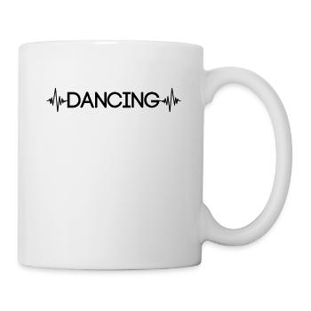 Tanzen Herzschlag - Tasse - Weiß - Rechts