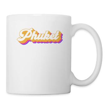 Vintage Urlaub Reise Thailand Phuket - Tasse - Weiß - Rechts