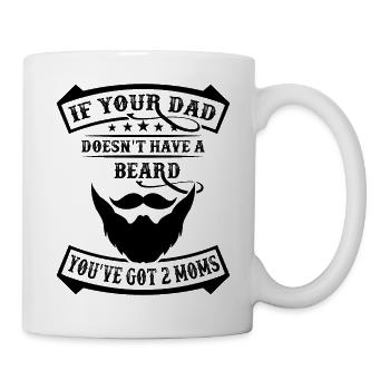 Bearded Dad: T-shirts and Accessories - Mug - white - Right