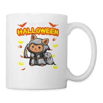 Mon premier anniversaire d’Halloween Scary Hallow’s Eve - Mug blanc - blanc - Droite