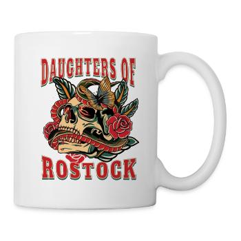 Rostock Frau Geschenk daughters of Rostock - Tasse - Weiß - Rechts