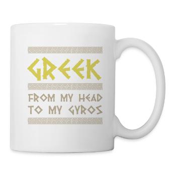 Antike Griechische Mythologie und Griechisches - Tasse - Weiß - Rechts