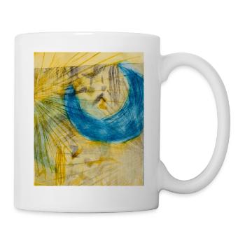 Abstract Art - Tasse - Weiß - Rechts