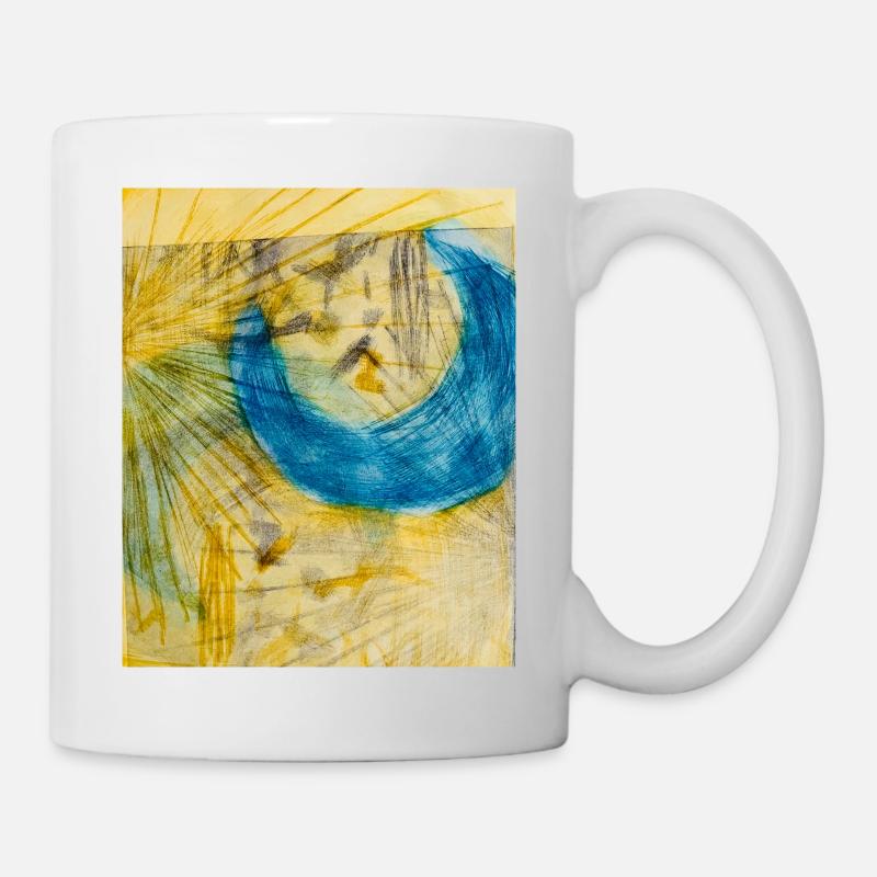 Art abstrait - Mug blanc - blanc