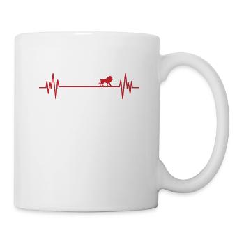 A Heartbeat for Lion Predator King - Mug - white - Right