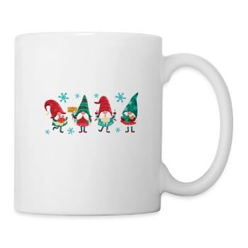 Drôle d’ami Gnome Amoureux de Noël Pendu - Mug blanc - blanc - Droite
