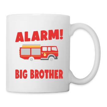 Appuyez sur l’alarme, je vais être un frère | - Mug blanc - blanc - Droite