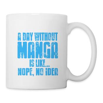 Une journée sans manga, c’est comme non, pas d’idée, drôle - Mug blanc - blanc - Droite