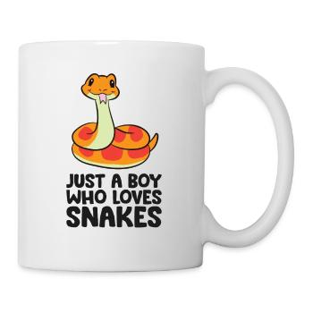 Juste un garçon qui aime les serpents - Mug blanc - blanc - Droite