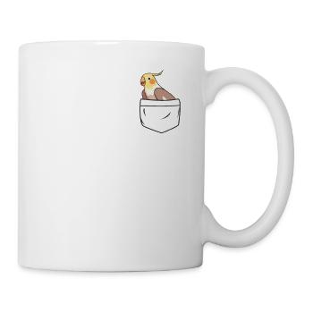 Cockatiel Chest Bag Motif Gift - Mug - white - Right