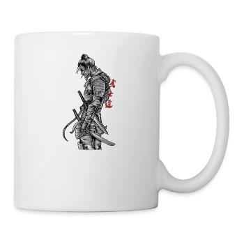 Samurai I Japanese Tattoo Manga Anime Masque pour - Mug blanc - blanc - Droite