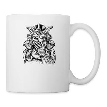 Samurai Mask I Japanese Tattoo Manga Anime pour - Mug blanc - blanc - Droite