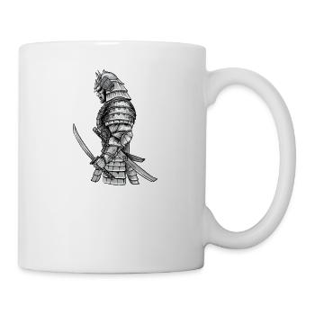 Samurai I Japanese Tattoo Manga Anime Mask for - Mug - white - Right
