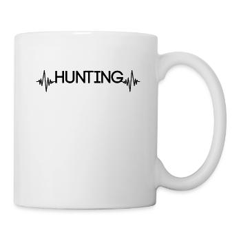 Battement de cœur de chasse - Mug blanc - blanc - Droite