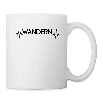 Wandern Herzschlag - Tasse - Weiß - Rechts
