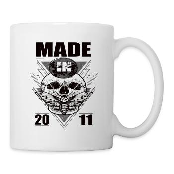 Made in 2011 Vintage Retro Limited Edition - Tasse - Weiß - Rechts
