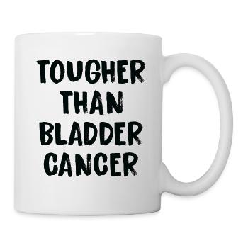Plus dur que le cancer de la vessie - Mug blanc - blanc - Droite