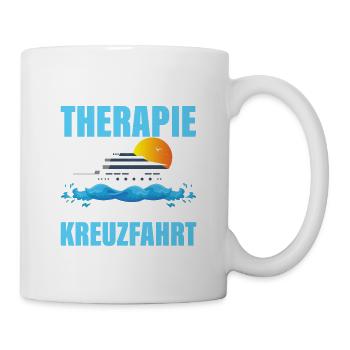 Je n’ai pas besoin de thérapie, je dois faire une croisière - Mug blanc - blanc - Droite