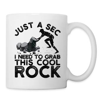 Drôle de chasse aux rochers Géologue Rockhounding - Mug blanc - blanc - Droite