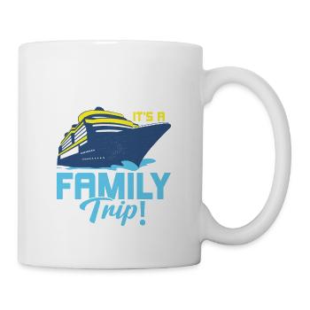 Oh Ship It's A Family Trip! Crusing Vacation Cruis - Mug - white - Right