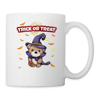Trick Or Treat Scary Creepy Halloween Monster - Mug - white - Right