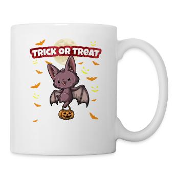 Trick Or Treat Scary Creepy Halloween Monster - Mug - white - Right