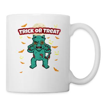 Trick Or Treat Scary Creepy Halloween Monster - Tasse - Weiß - Rechts
