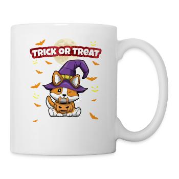 Trick Or Treat Scary Creepy Halloween Monster - Mug - white - Right