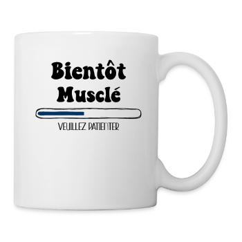 Bientôt Musclé Idée Cadeau Pour Sportifs - Mug blanc - blanc - Droite
