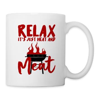 Relax, It's Just Heat And Meat 4 - Mug - white - Right