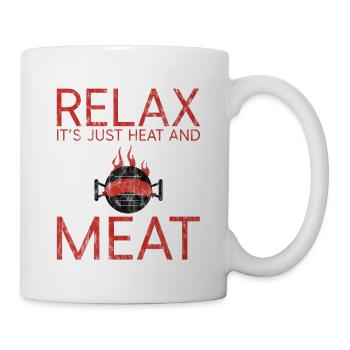 Relax, It's Just Heat And Meat 2 - Mug - white - Right