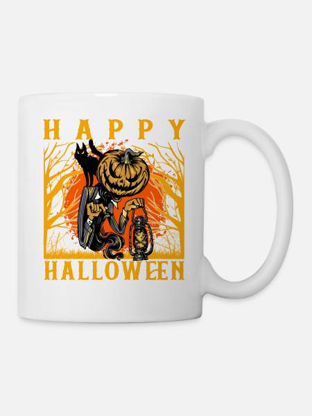 Happy Halloween - Tasse - Weiß