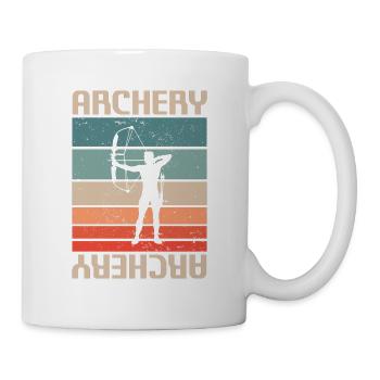 Retro Vintage Classic Archer Archery - Mug - white - Right