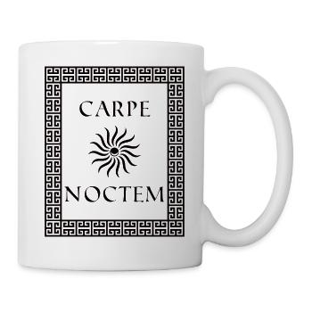 Carpe Noctem - Latin sayings - Mug - white - Right