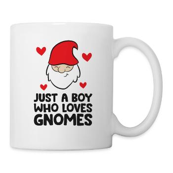 Juste un garçon qui aime les nains - Mug blanc - blanc - Droite
