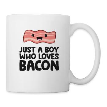 Bacon Breakfast Just a Boy Who Loves Bacon - Mug - white - Right