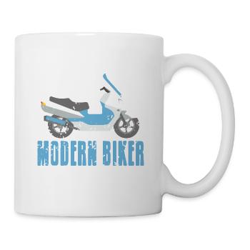 This Is What A Modern Biker Looks Like Funny - Mug - white - Right