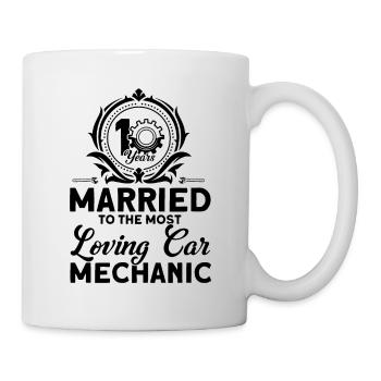 Rose Wedding 10 Years Marriage Gift - Mug - white - Right