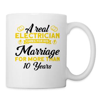 Rose Wedding Worries About His Marriage Gift - Mug - white - Right